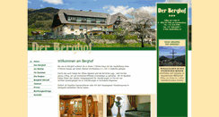 Desktop Screenshot of der-berghof.com