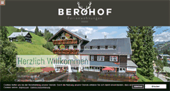 Desktop Screenshot of der-berghof.at