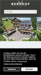 Mobile Screenshot of der-berghof.at