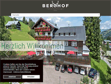 Tablet Screenshot of der-berghof.at